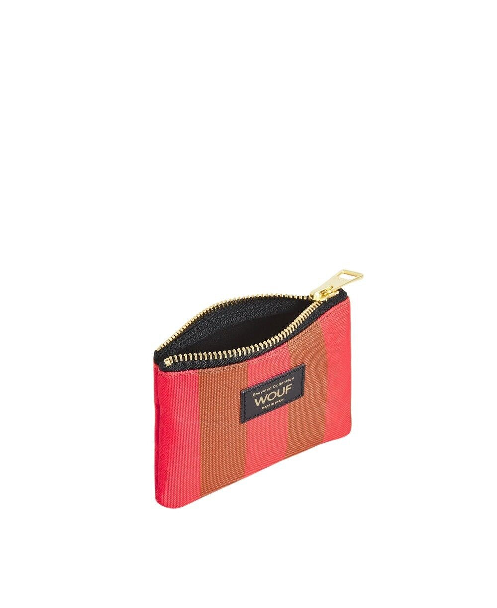 Pat pung, small - Pink/Brown